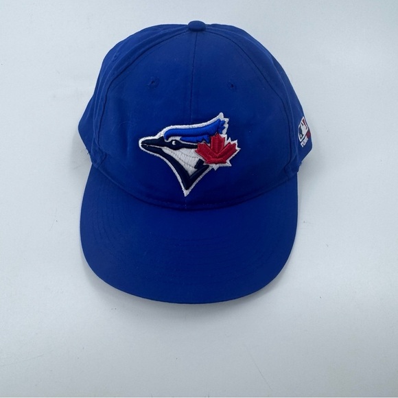 MLB Blue Toronto Blue Jays Cap W/ Velcro Adjustable Strap - Picture 2 of 7